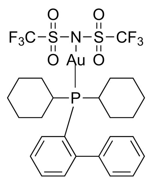 (2-Dicyclohexylphosphinobiphenyl)gold(I) bis(trifluoromethanesulfonyl)imide 97%