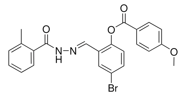 4-BROMO-2-(2-(2-METHYLBENZOYL)CARBOHYDRAZONOYL)PHENYL 4-METHOXYBENZOATE AldrichCPR