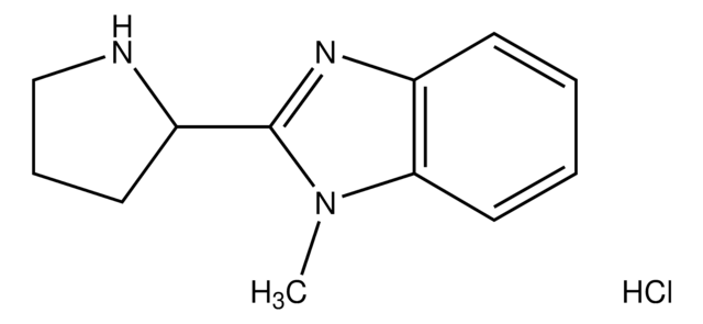 1-Methyl-2-(2-pyrrolidinyl)-1H-benzimidazole hydrochloride AldrichCPR