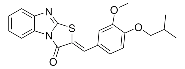 2-(4-ISOBUTOXY-3-METHOXYBENZYLIDENE)(1,3)THIAZOLO(3,2-A)BENZIMIDAZOL-3(2H)-ONE AldrichCPR