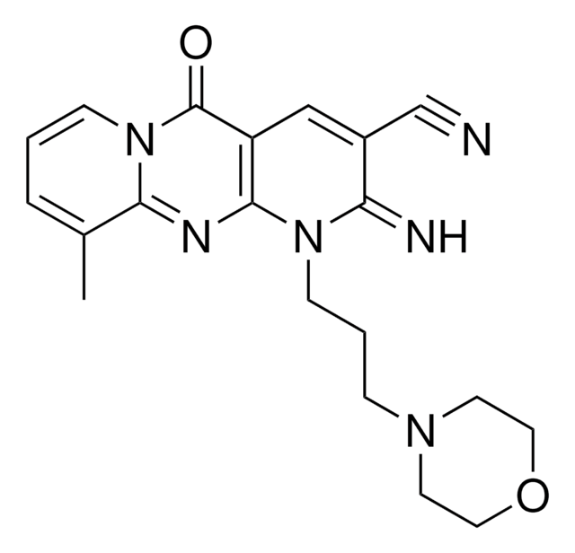 2-IMINO-10-METHYL-1-[3-(4-MORPHOLINYL)PROPYL]-5-OXO-1,5-DIHYDRO-2H-DIPYRIDO[1,2-A:2,3-D]PYRIMIDINE-3-CARBONITRILE AldrichCPR