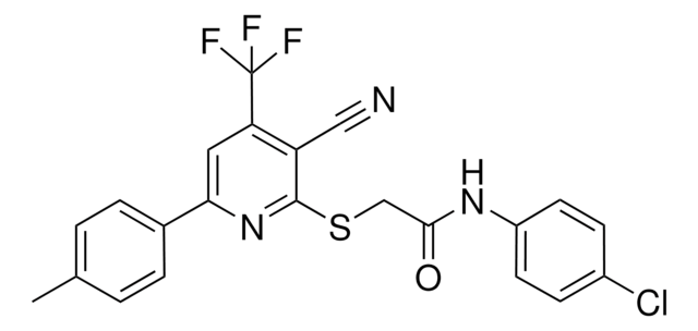 N-(4-CHLOROPHENYL)-2-{[3-CYANO-6-(4-METHYLPHENYL)-4-(TRIFLUOROMETHYL)-2-PYRIDINYL]SULFANYL}ACETAMIDE AldrichCPR