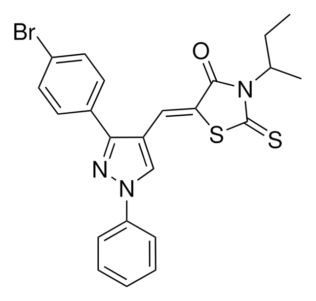 (5Z)-5-{[3-(4-BROMOPHENYL)-1-PHENYL-1H-PYRAZOL-4-YL]METHYLENE}-3-SEC-BUTYL-2-THIOXO-1,3-THIAZOLIDIN-4-ONE AldrichCPR