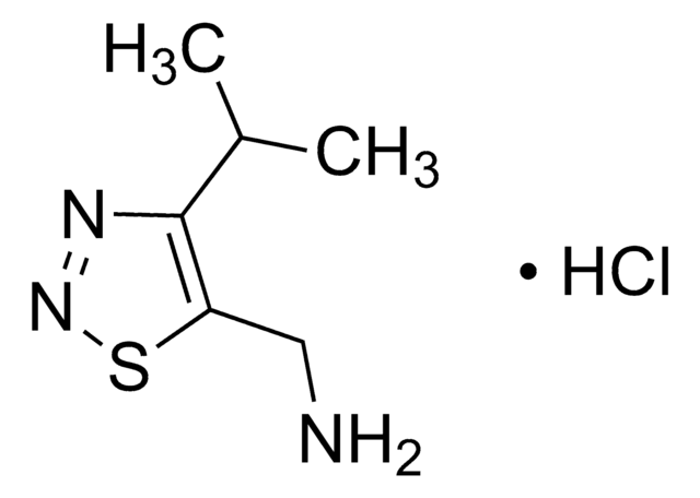 1-(4-Isopropyl-1,2,3-thiadiazol-5-yl)methanamine hydrochloride AldrichCPR