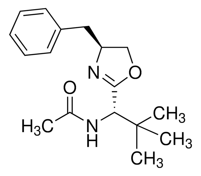 N-((S)-1-((S)-4-Benzyl-4,5-dihydrooxazol-2-yl)-2,2-dimethylpropyl)acetamide &#8805;95%