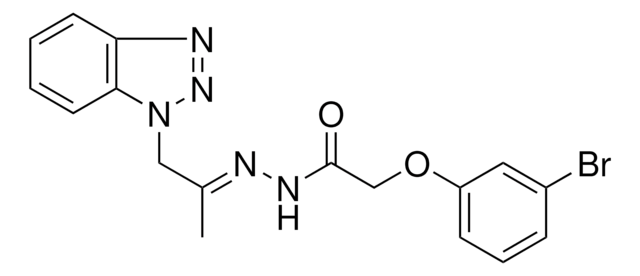 N'-(2-(1H-1,2,3-BENZOTRIAZOL-1-YL)-1-ME-ETHYLIDENE)2(3-BR-PHENOXY)ACETOHYDRAZIDE AldrichCPR