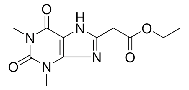 ETHYL (1,3-DIMETHYL-2,6-DIOXO-2,3,6,7-TETRAHYDRO-1H-PURIN-8-YL)ACETATE AldrichCPR