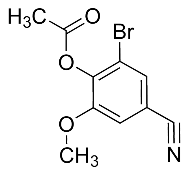 2-Bromo-4-cyano-6-methoxyphenyl acetate AldrichCPR