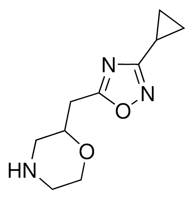 2-[(3-Cyclopropyl-1,2,4-oxadiazol-5-yl)methyl]morpholine AldrichCPR