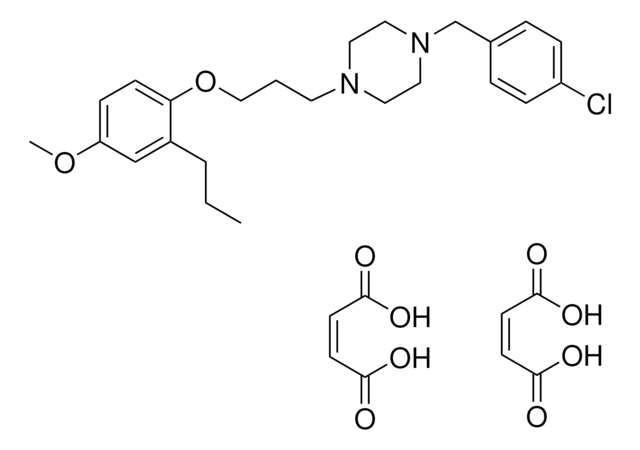 1-(4-CHLOROBENZYL)-4-[3-(4-METHOXY-2-PROPYLPHENOXY)PROPYL]PIPERAZINE, DIMALEATE SALT AldrichCPR