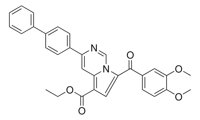 ETHYL 3-[1,1'-BIPHENYL]-4-YL-7-(3,4-DIMETHOXYBENZOYL)PYRROLO[1,2-C]PYRIMIDINE-5-CARBOXYLATE AldrichCPR