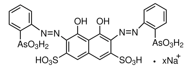 Arsenazo III sodium salt suitable for determination of micromolar amounts of calcium (colorimetric)