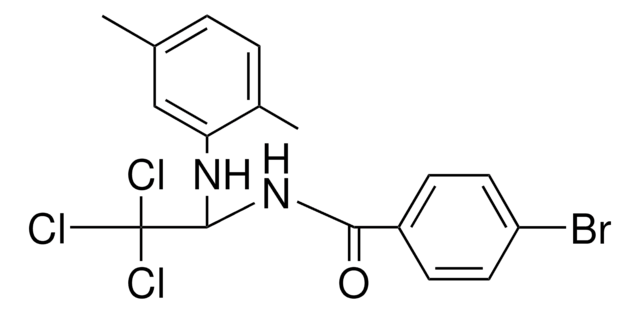 4-BROMO-N-(2,2,2-TRICHLORO-1-(2,5-DIMETHYL-PHENYLAMINO)-ETHYL)-BENZAMIDE AldrichCPR