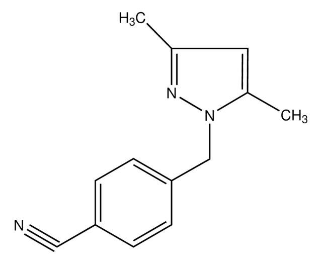 4-((3,5-Dimethyl-1H-pyrazol-1-yl)methyl)benzonitrile