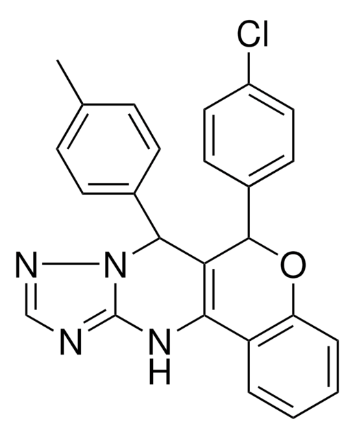 6-(4-CHLOROPHENYL)-7-(4-METHYLPHENYL)-7,12-DIHYDRO-6H-CHROMENO[4,3-D][1,2,4]TRIAZOLO[1,5-A]PYRIMIDINE AldrichCPR