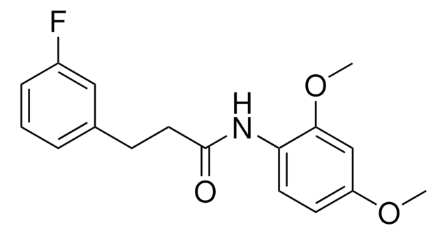 N-(2,4-DIMETHOXYPHENYL)-3-(3-FLUOROPHENYL)PROPANAMIDE AldrichCPR