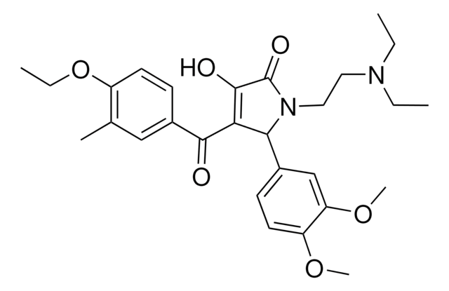 1-[2-(DIETHYLAMINO)ETHYL]-5-(3,4-DIMETHOXYPHENYL)-4-(4-ETHOXY-3-METHYLBENZOYL)-3-HYDROXY-1,5-DIHYDRO-2H-PYRROL-2-ONE AldrichCPR