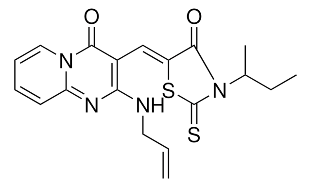 2-(ALLYLAMINO)-3-[(Z)-(3-SEC-BUTYL-4-OXO-2-THIOXO-1,3-THIAZOLIDIN-5-YLIDENE)METHYL]-4H-PYRIDO[1,2-A]PYRIMIDIN-4-ONE AldrichCPR