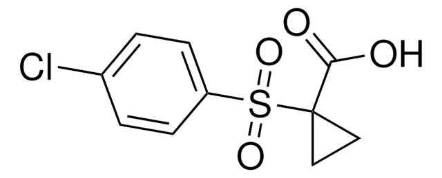 1-[(4-CHLOROPHENYL)SULFONYL]CYCLOPROPANECARBOXYLIC ACID AldrichCPR