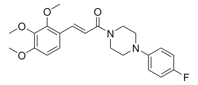 1-(4-FLUOROPHENYL)-4-(3-(2,3,4-TRIMETHOXYPHENYL)ACRYLOYL)PIPERAZINE AldrichCPR