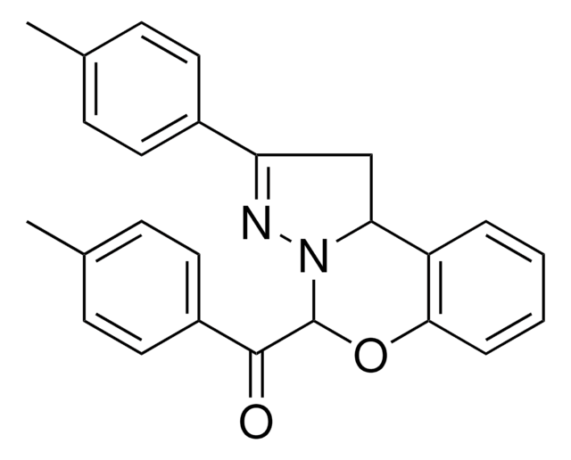 (4-METHYLPHENYL)[2-(4-METHYLPHENYL)-1,10B-DIHYDROPYRAZOLO[1,5-C][1,3]BENZOXAZIN-5-YL]METHANONE AldrichCPR