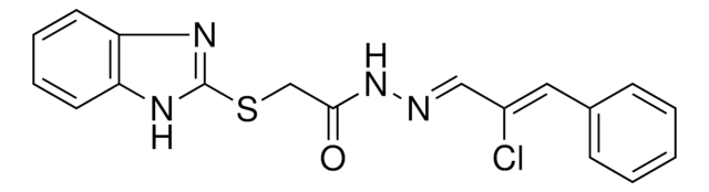 2-(1H-BENZOIMIDAZOL-2-YLSULFANYL)-ACETIC ACID (2-CL-3-PH-ALLYLIDENE)-HYDRAZIDE AldrichCPR