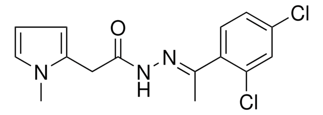 N'-(1-(2,4-DICHLOROPHENYL)ETHYLIDENE)-2-(1-METHYL-1H-PYRROL-2-YL)ACETOHYDRAZIDE AldrichCPR