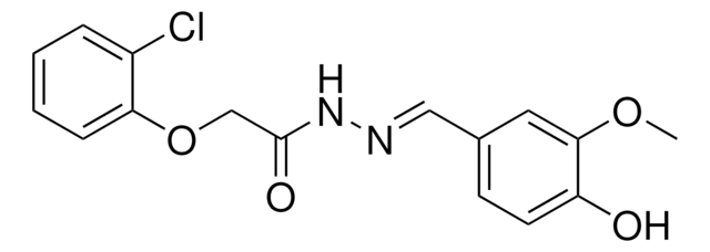 2-(2-CHLOROPHENOXY)-N'-(4-HYDROXY-3-METHOXYBENZYLIDENE)ACETOHYDRAZIDE AldrichCPR