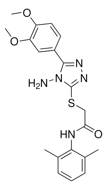 2-{[4-AMINO-5-(3,4-DIMETHOXYPHENYL)-4H-1,2,4-TRIAZOL-3-YL]SULFANYL}-N-(2,6-DIMETHYLPHENYL)ACETAMIDE AldrichCPR