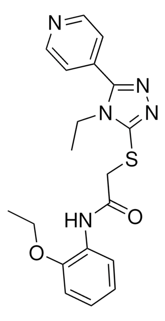 N-(2-ETHOXYPHENYL)-2-((4-ET-5-(4-PYRIDINYL)-4H-1,2,4-TRIAZOL-3-YL)THIO ...