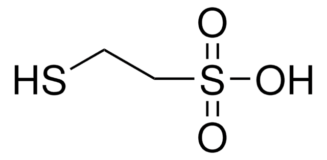 2-巯基乙磺酸 溶液 for protein sequence analysis, ampule, 3.0&#160;M±0.1&#160;M in H2O (T)