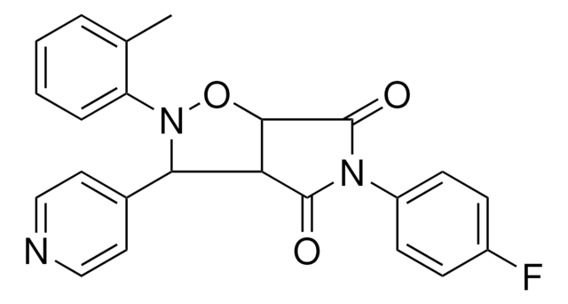 5-(4-FLUOROPHENYL)-2-(2-METHYLPHENYL)-3-(4-PYRIDINYL)DIHYDRO-2H-PYRROLO[3,4-D]ISOXAZOLE-4,6(3H,5H)-DIONE AldrichCPR