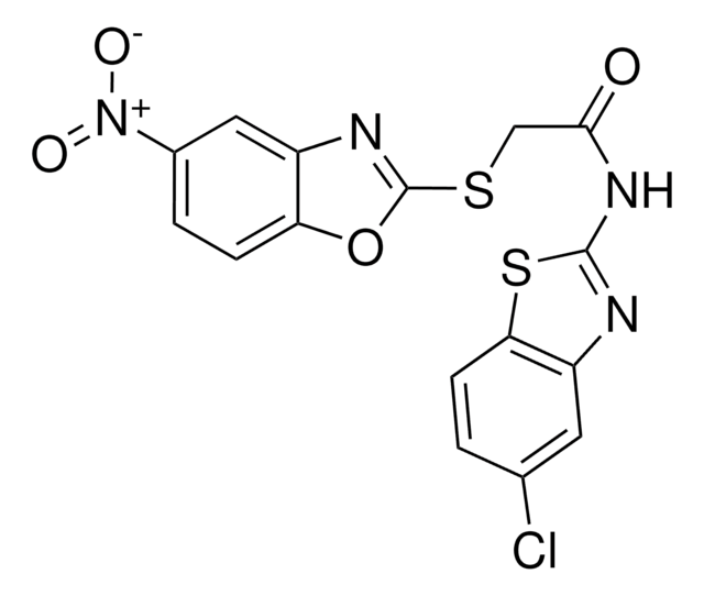 N-(5-CHLORO-1,3-BENZOTHIAZOL-2-YL)-2-[(5-NITRO-1,3-BENZOXAZOL-2-YL)SULFANYL]ACETAMIDE AldrichCPR