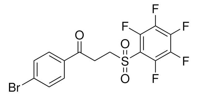 1-(4-BROMOPHENYL)-3-[(2,3,4,5,6-PENTAFLUOROPHENYL)SULFONYL]-1-PROPANONE AldrichCPR