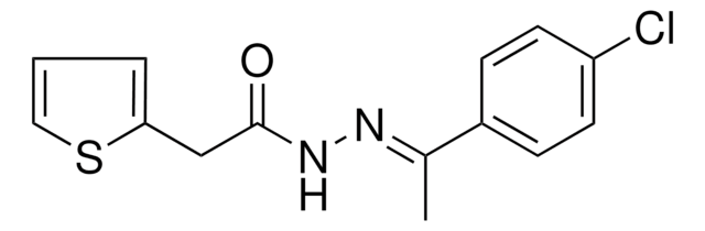 N'-(1-(4-CHLOROPHENYL)ETHYLIDENE)-2-(2-THIENYL)ACETOHYDRAZIDE AldrichCPR