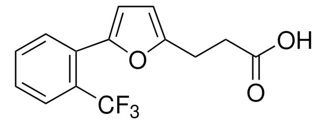 3-[5-(2-(Trifluoromethyl)phenyl)furan-2-yl]propionic acid 97%