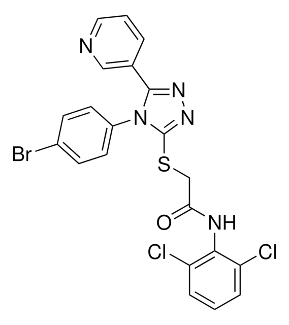 2-{[4-(4-BROMOPHENYL)-5-(3-PYRIDINYL)-4H-1,2,4-TRIAZOL-3-YL]SULFANYL}-N-(2,6-DICHLOROPHENYL)ACETAMIDE AldrichCPR