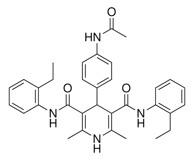 4-[4-(ACETYLAMINO)PHENYL]-N(3),N(5)-BIS(2-ETHYLPHENYL)-2,6-DIMETHYL-1,4-DIHYDRO-3,5-PYRIDINEDICARBOXAMIDE AldrichCPR