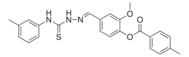 2-METHOXY-4-(2-(3-TOLUIDINOCARBOTHIOYL)CARBOHYDRAZONOYL)PHENYL 4-METHYLBENZOATE AldrichCPR