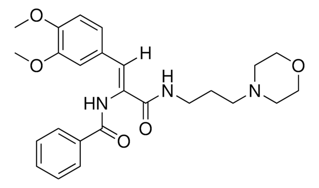 N-(2-(3,4-DIMETHOXY-PH)-1-(((3-(4-MORPHOLINYL)PR)AMINO)CARBONYL)VINYL)BENZAMIDE AldrichCPR