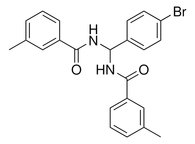 N-((4-BROMOPHENYL)((3-METHYLBENZOYL)AMINO)METHYL)-3-METHYLBENZAMIDE AldrichCPR