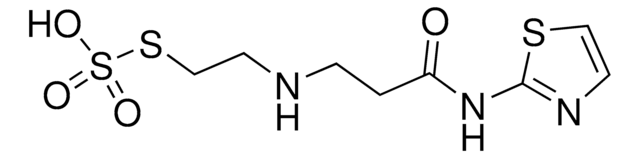 S-(2-{[3-Oxo-3-(1,3-thiazol-2-ylamino)propyl]amino}ethyl) hydrogen thiosulfate AldrichCPR