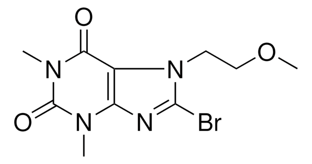 8-BROMO-7-(2-METHOXYETHYL)-1,3-DIMETHYL-3,7-DIHYDRO-1H-PURINE-2,6-DIONE AldrichCPR