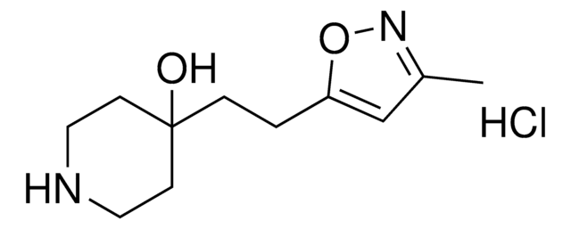 4-[2-(3-Methyl-5-isoxazolyl)ethyl]-4-piperidinol hydrochloride AldrichCPR