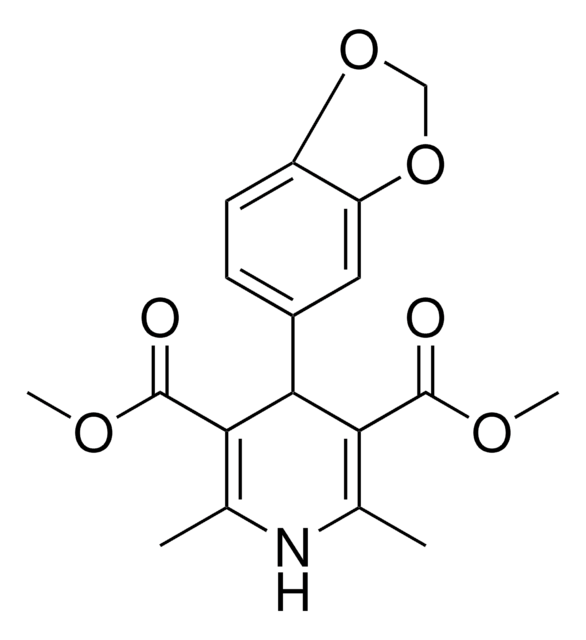 DIMETHYL 4-(1,3-BENZODIOXOL-5-YL)-2,6-DIMETHYL-1,4-DIHYDRO-3,5-PYRIDINEDICARBOXYLATE AldrichCPR