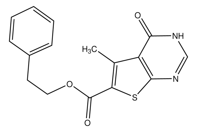 Phenethyl 5-methyl-4-oxo-3,4-dihydrothieno[2,3-d]pyrimidine-6-carboxylate