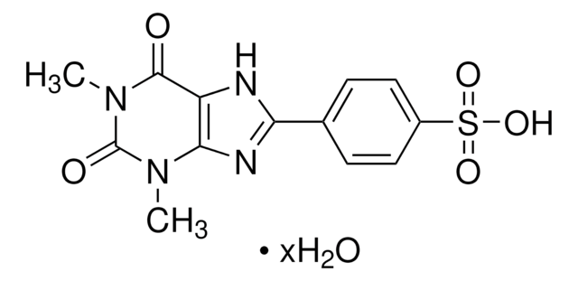 8-(p-Sulfophenyl)theophylline hydrate solid