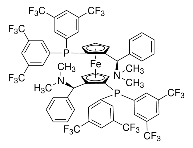 (SP,S&#8242;P)-1,1&#8242;-Bis{bis[3,5-bis(trifluoromethyl)phenyl]phosphino}-2,2&#8242;-bis[(R)-&#945;-(dimethylamino)benzyl]ferrocene &#8805;97%