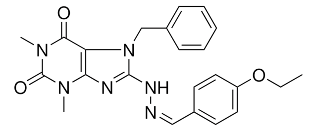 4-ETHOXYBENZALDEHYDE (7-BENZYL-1,3-DIMETHYL-2,6-DIOXO-2,3,6,7-TETRAHYDRO-1H-PURIN-8-YL)HYDRAZONE AldrichCPR