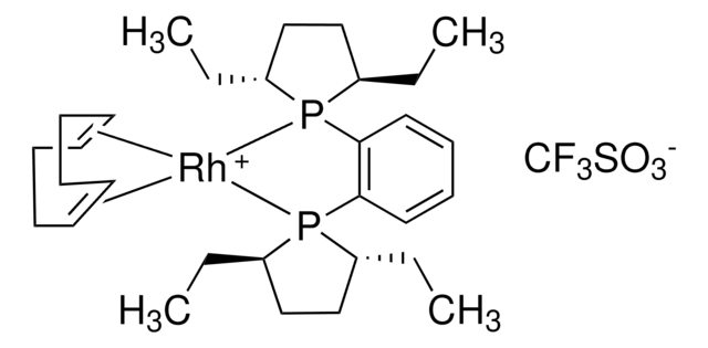 1,2-Bis[(2R,5R)-2,5-diethylphospholano]benzene(1,5-cyclooctadiene)rhodium(I) trifluoromethanesulfonate